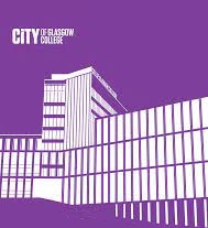 city of glasgow college logo with building mti