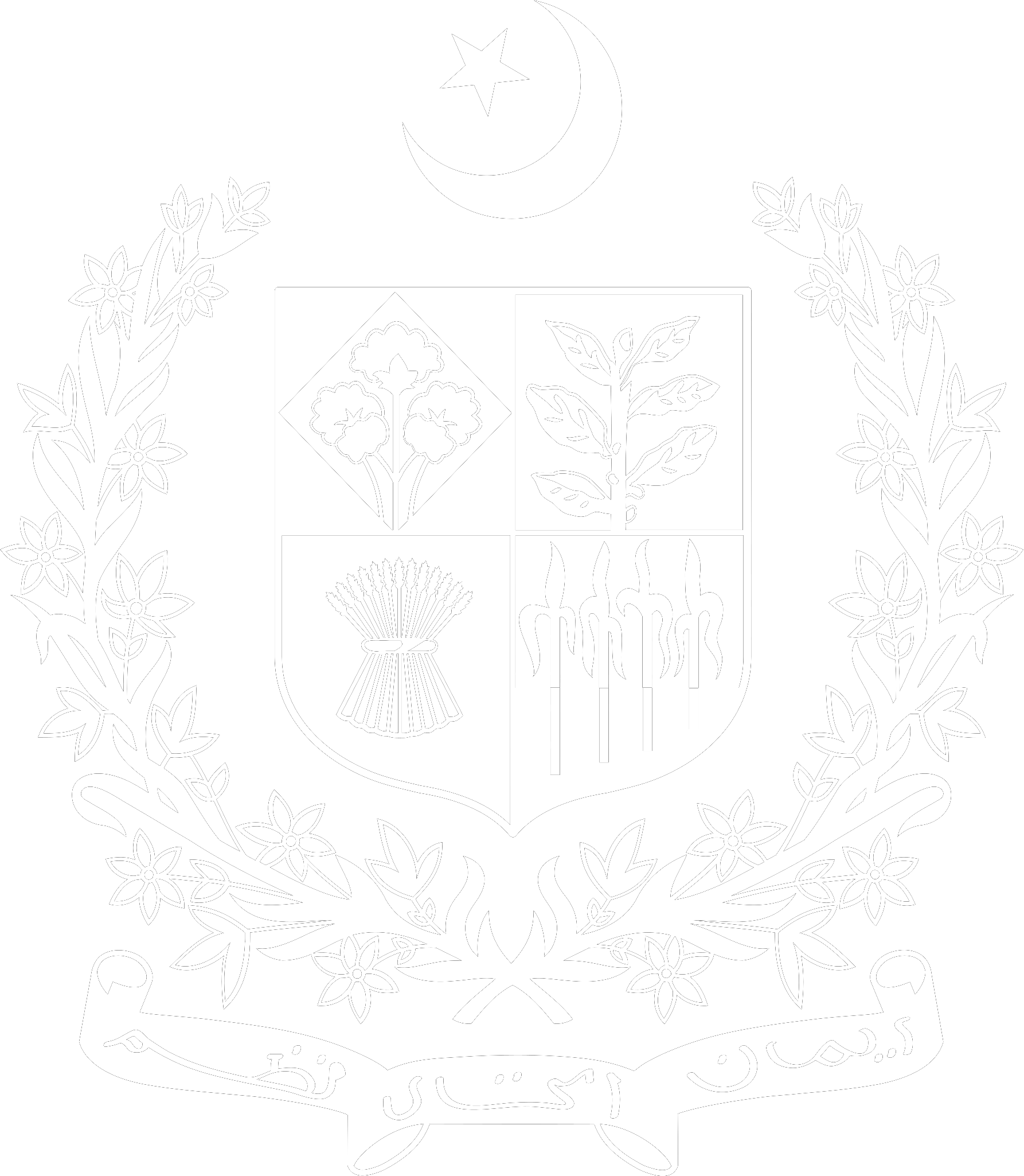 government of pakistan logo png white