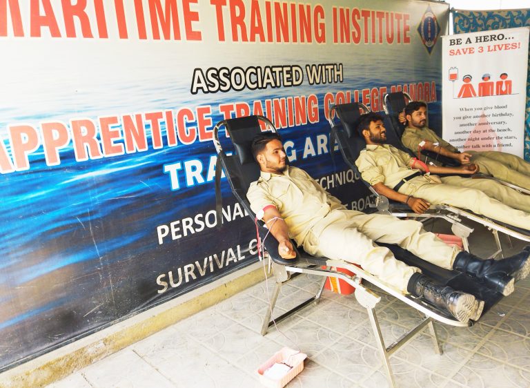 fatmid foundation blood bank donation at maritime training institute students and staff 12