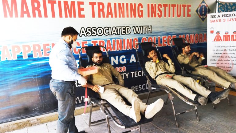 fatmid foundation blood bank donation at maritime training institute students and staff 11