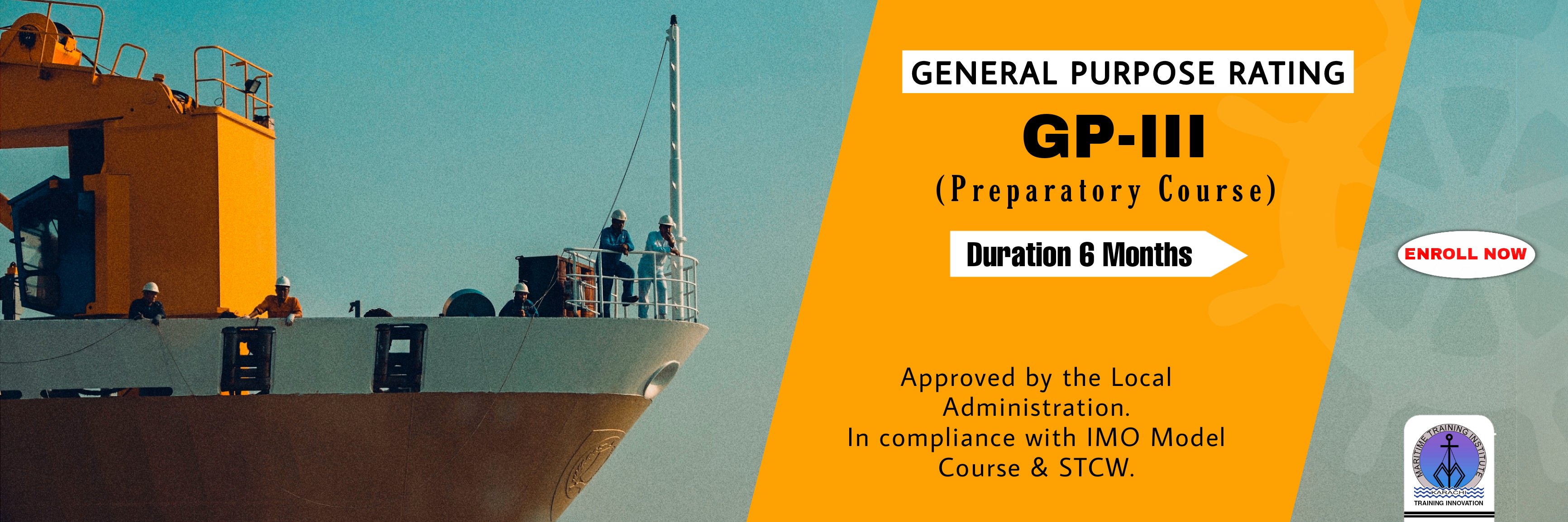 general purpose rating dp III course short marine courses karachi pakistan how to join merchant navy seaman
